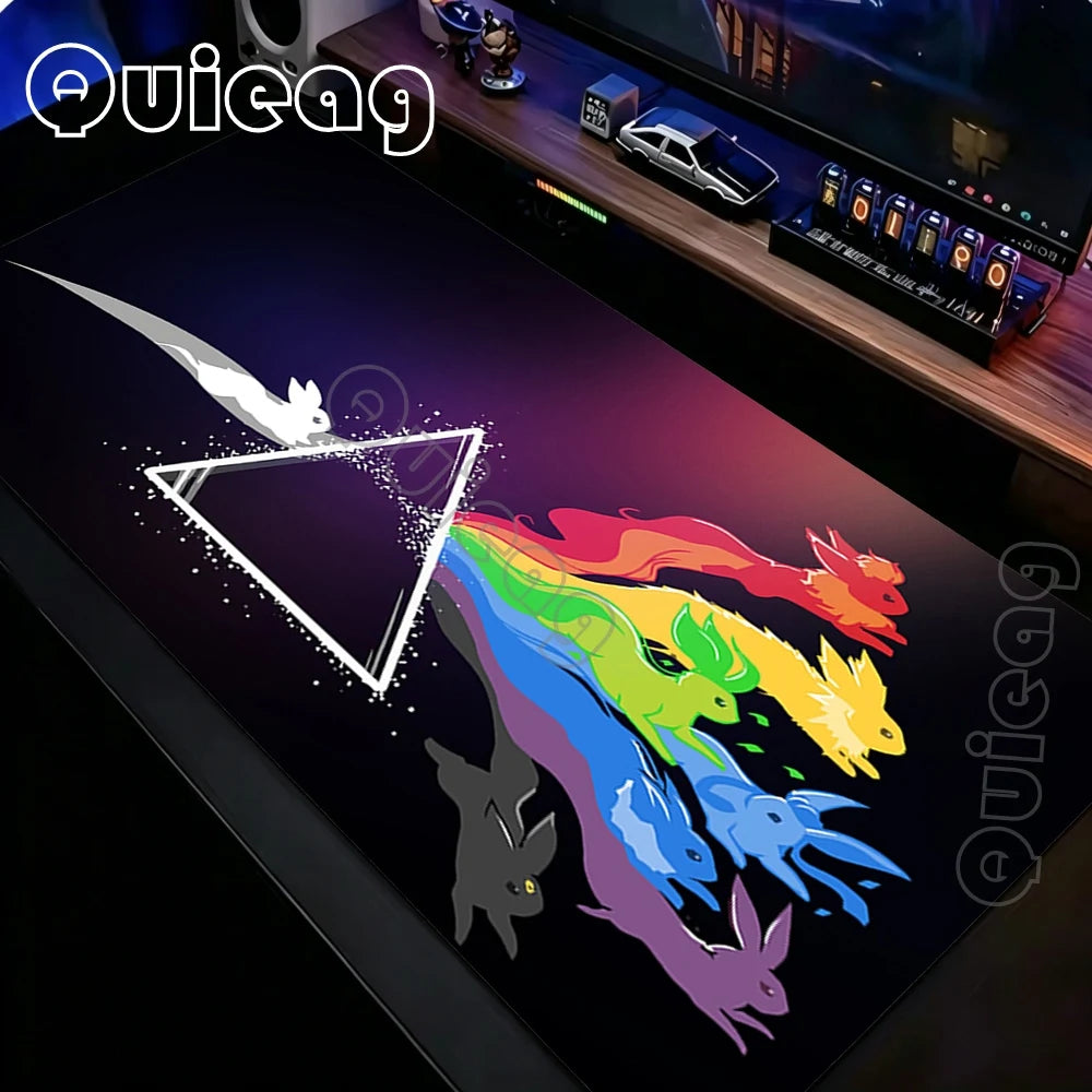 Extra-Large Anime Mouse Pad with Non-Slip Rubber Base