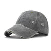 Casquette de baseball en coton lavé vintage