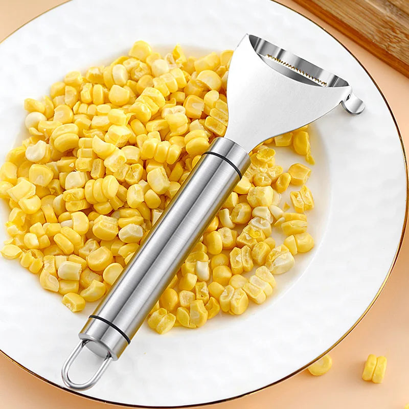 Stainless Steel Corn Stripper – Easy Kernel Removal Tool