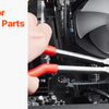 5-Piece Precision Needle Nose Pliers Set with Case