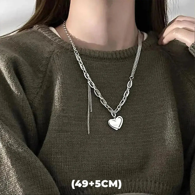 Double-Layer Star Pendant Necklace