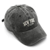 Vintage Washed New York Embroidery Snapback Hat