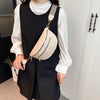 Leather Waist Bag with Adjustable Strap – Women's Crossbody Fanny Pack