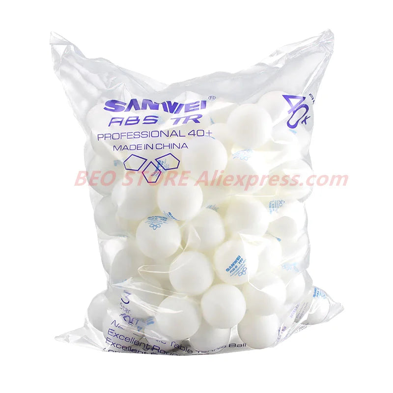 Bag of 40+ professional table tennis ABS balls for play