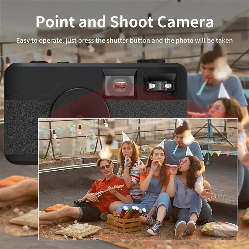 Retro Screenless Digital Camera with 8MP Sensor