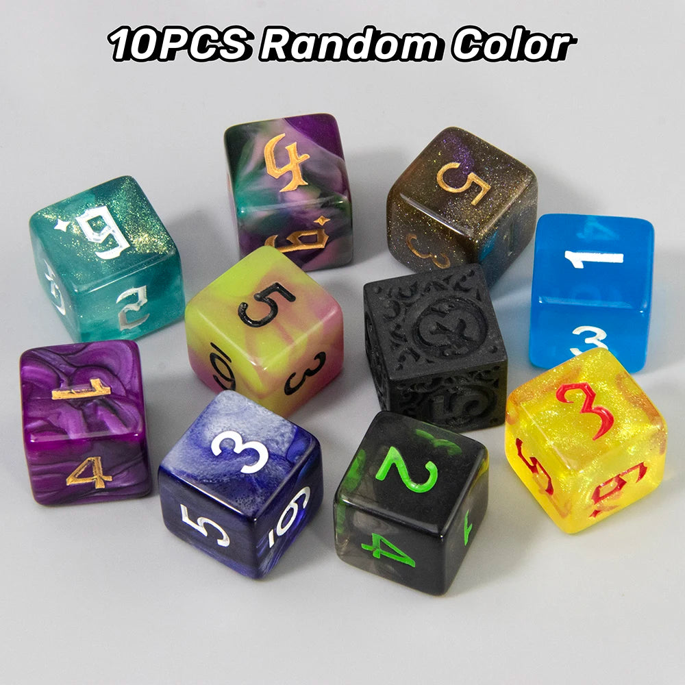 10-Piece Polyhedral Dice Set for Dungeons & Dragons and RPG Games