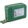 PU Leather Women's Multi-Slot Zipper Wallet Card Holder