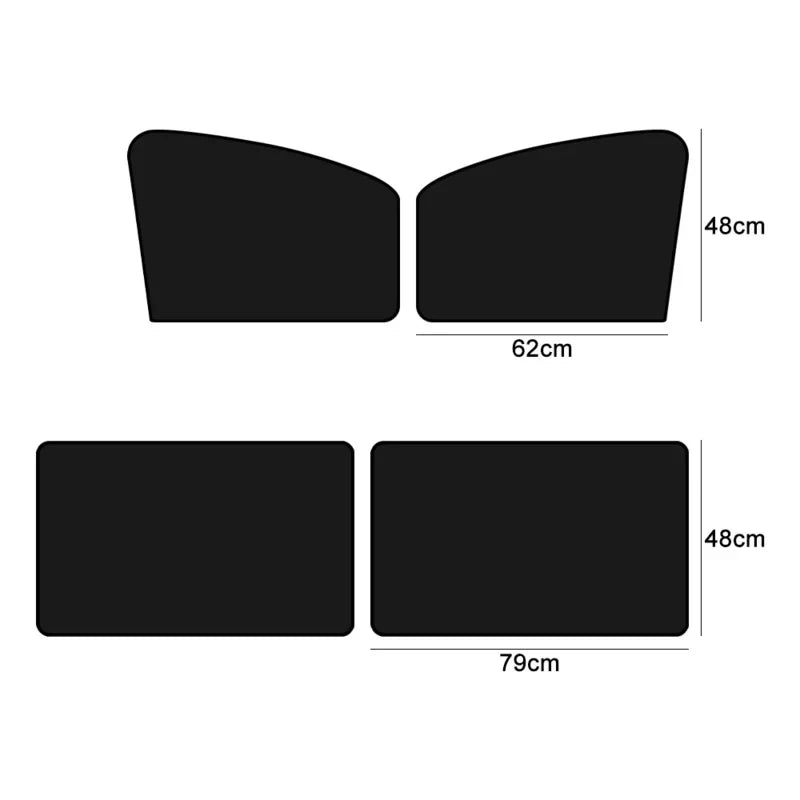 Magnetic Car Side Window Sun Shade