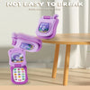 Kids' Cartoon Flip Phone Toy with Music and Learning Games