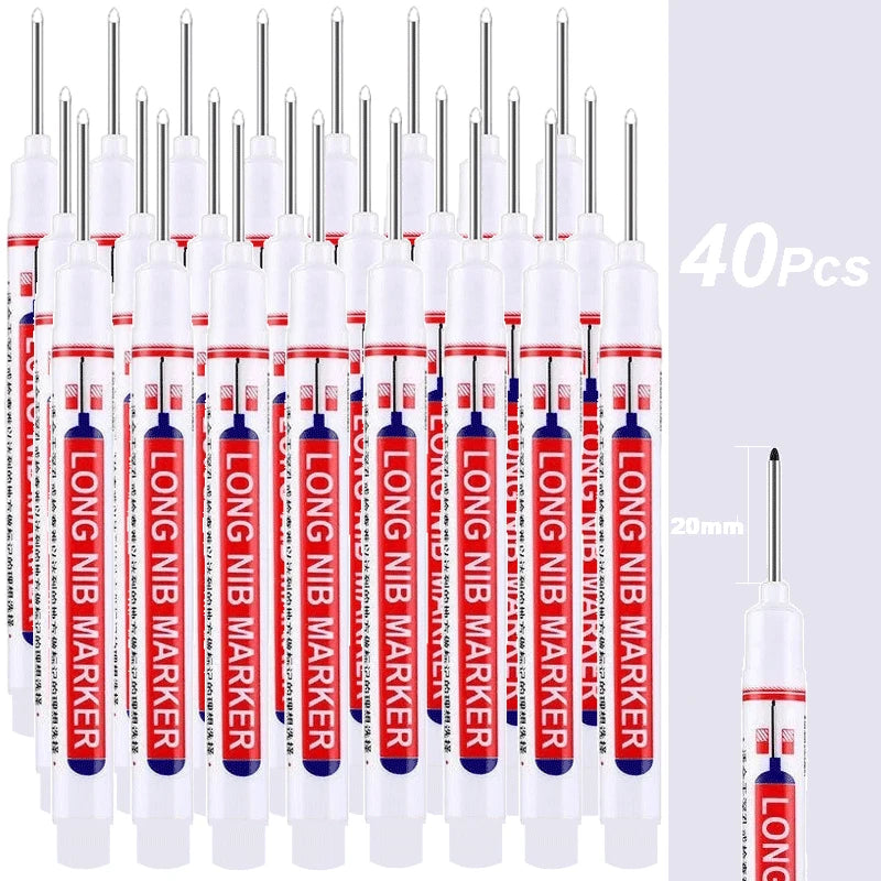 Waterproof Deep Hole Paint Markers for Metal & Woodworking