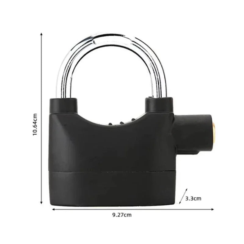 Motion-Activated Alarm Padlock with 110dB Siren