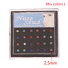 Rhinestone Nose Stud Set - 24-Piece Collection