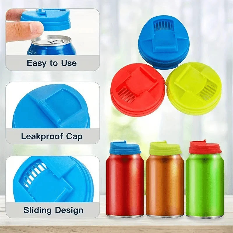 Reusable Silicone Can Lids - Set of 12