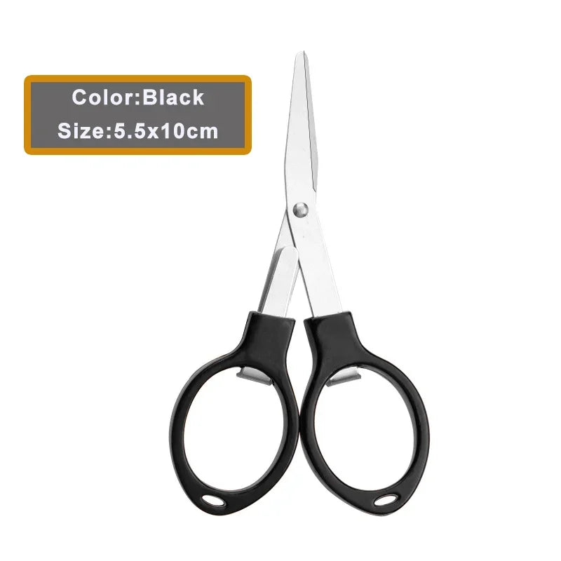 Compact Folding Scissors with Safety Lock