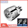 Silver 360 degree rotating kitchen faucet adapter with two modes for multi-flow settings