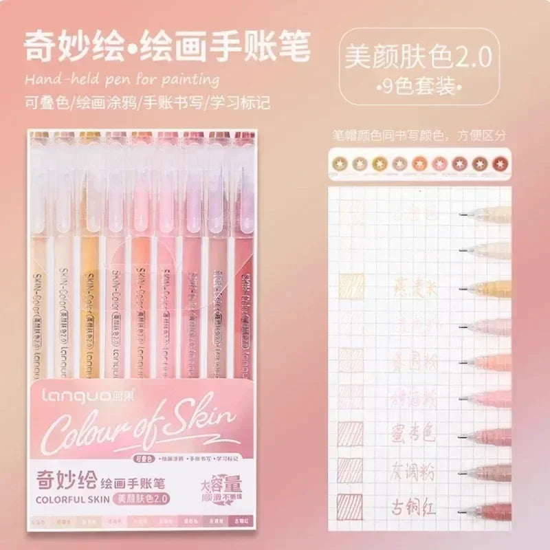 3D Embossed Acrylic Gel Pens - 6/144 Color Options
