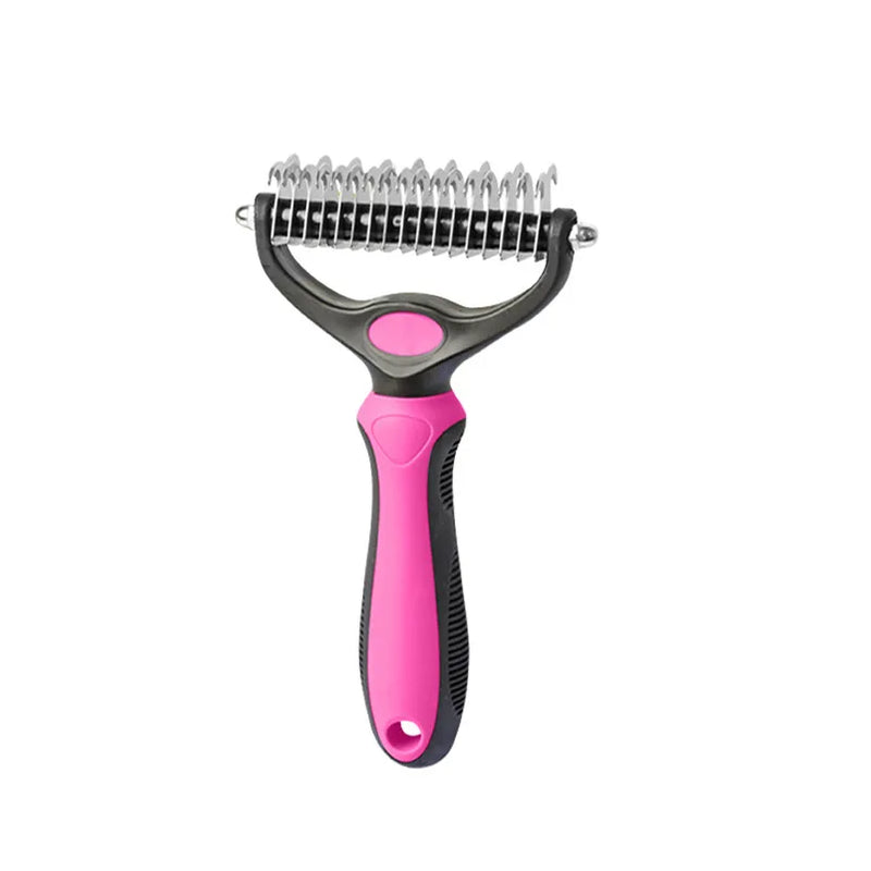 Double-Sided Pet Dematting Comb for Dogs & Cats