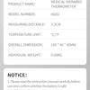 Digital Infrared Forehead Thermometer – Quick, Non-Contact Reading for All Ages