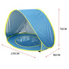 Pop-Up Beach Tent with Built-In Splash Pool for Kids
