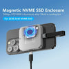 M.2 NVMe SSD Enclosure with Cooling Fan & Magnetic Mount
