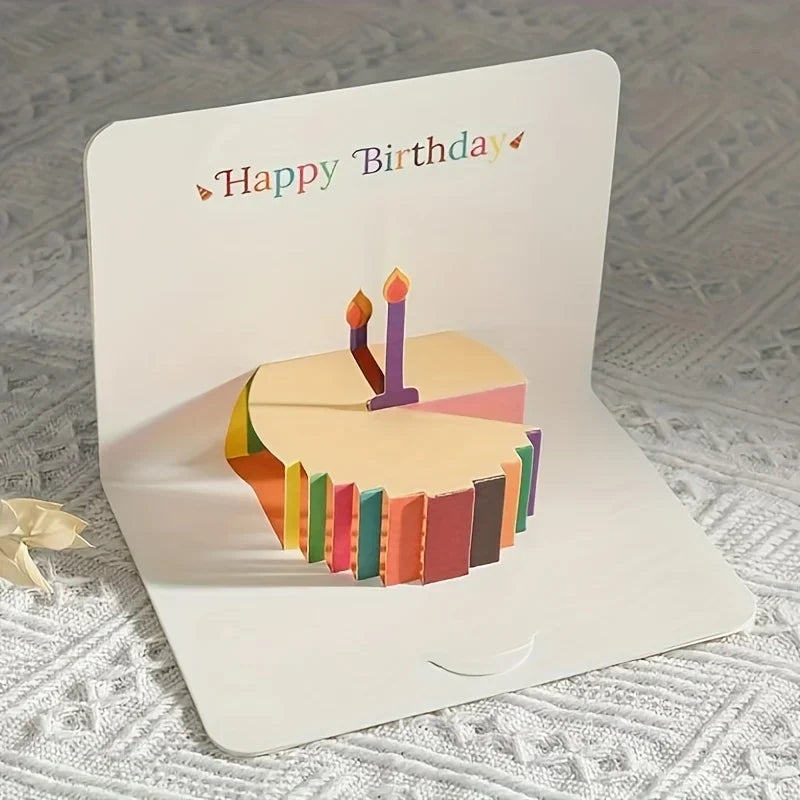3D Pop-Up Birthday Card with Envelope
