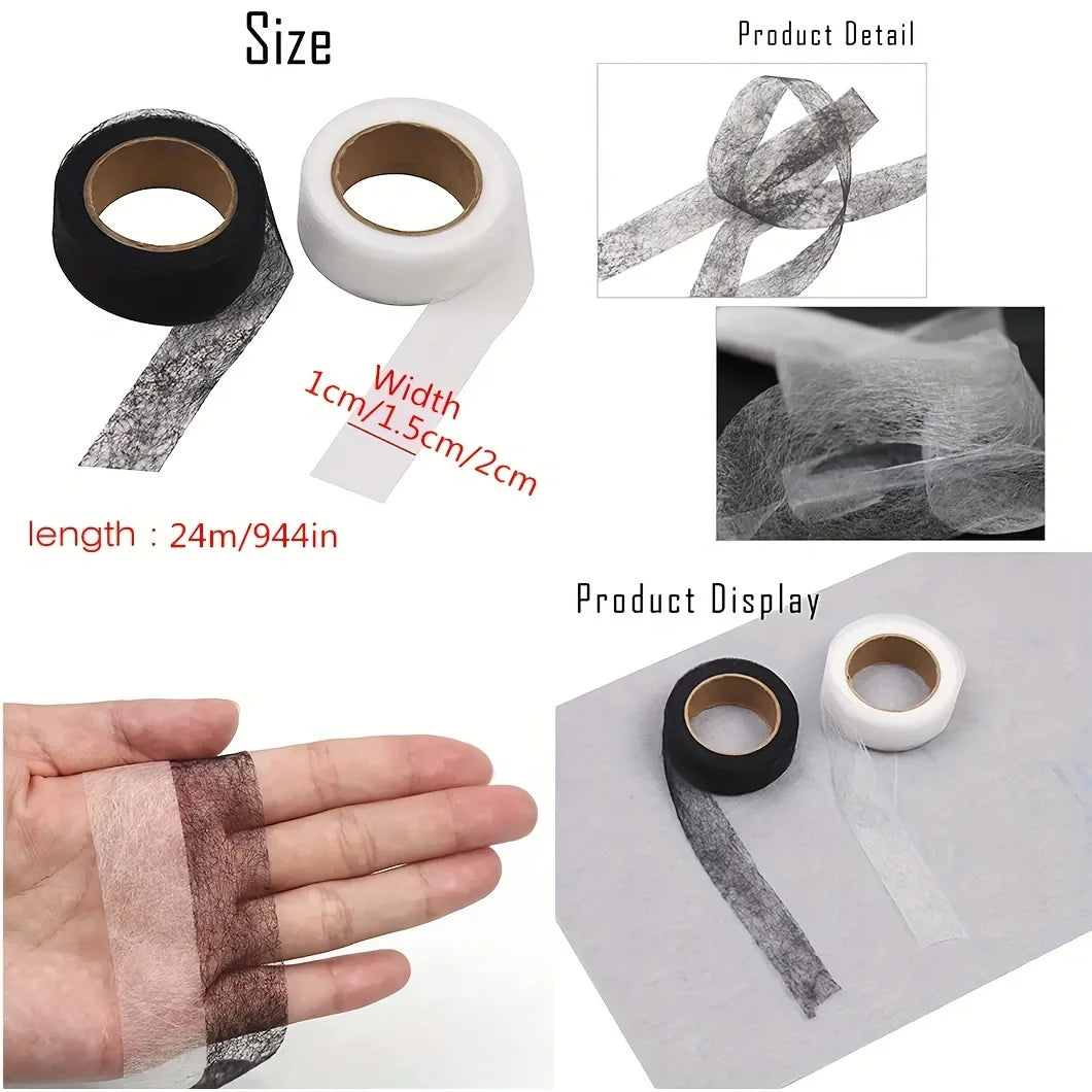 Double-Sided Iron-On Adhesive Fabric Tape
