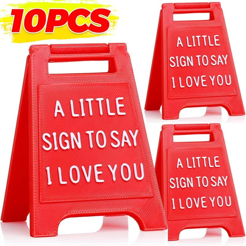 Mini Love Sign Desktop Decoration for Valentine's Day