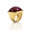 18K Gold Plated Turquoise Statement Ring
