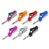 Set farbiger, verstellbarer Car-Getriebserweiterungs-Kits in Lila, Orange, Rot und Blau.