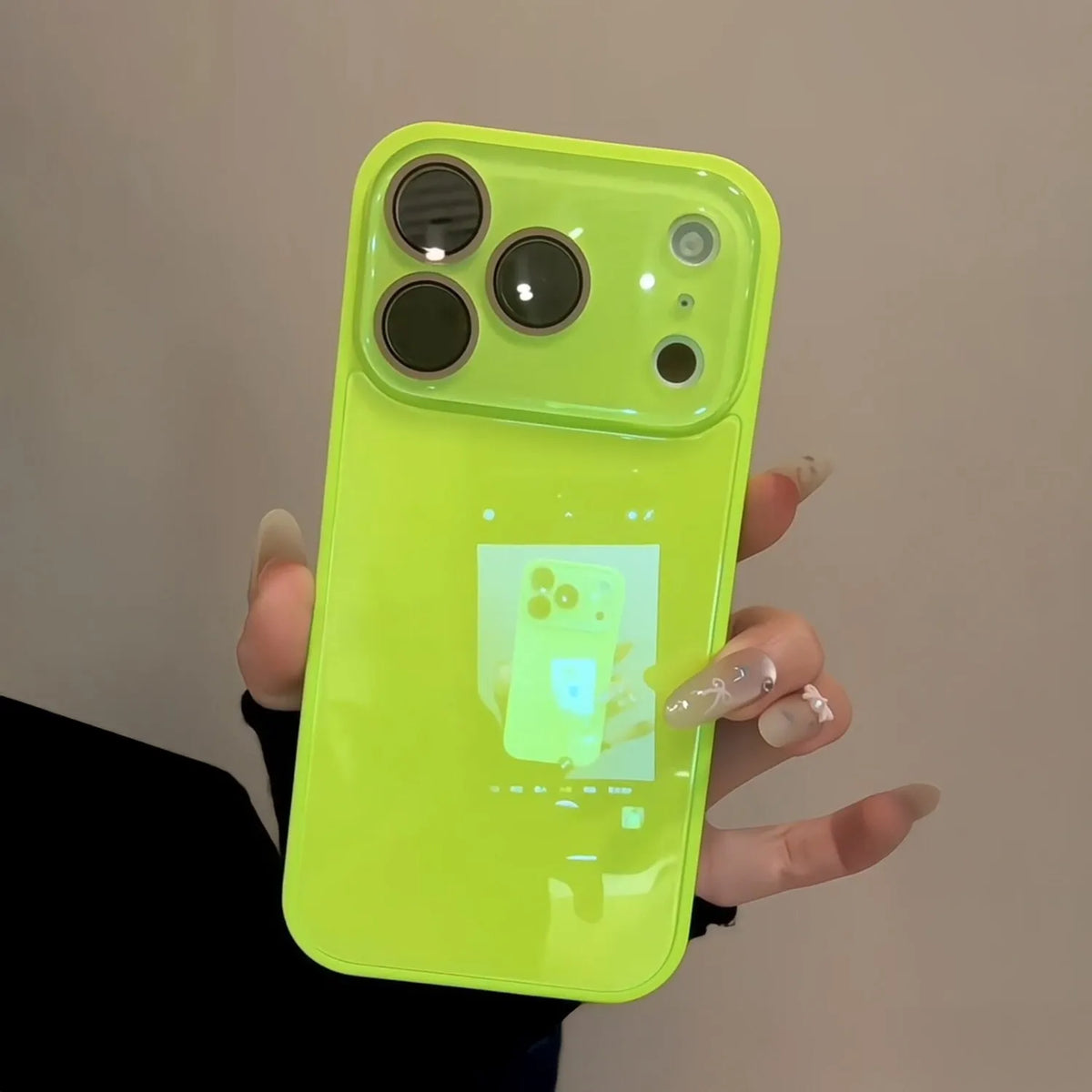 Slim Shockproof Hard Case for iPhone with Tempered Glass Lens Protector