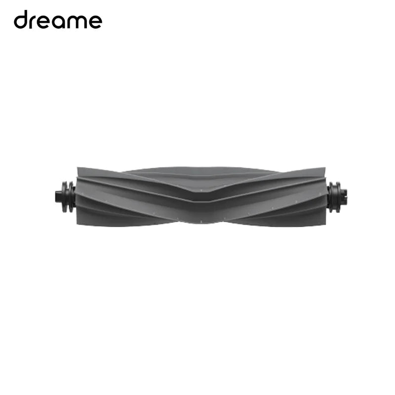A close-up view of a black replacement part for a Dreame robot vacuum cleaner.