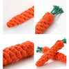 Bite-Resistant Cotton Rope Carrot Dog Toy