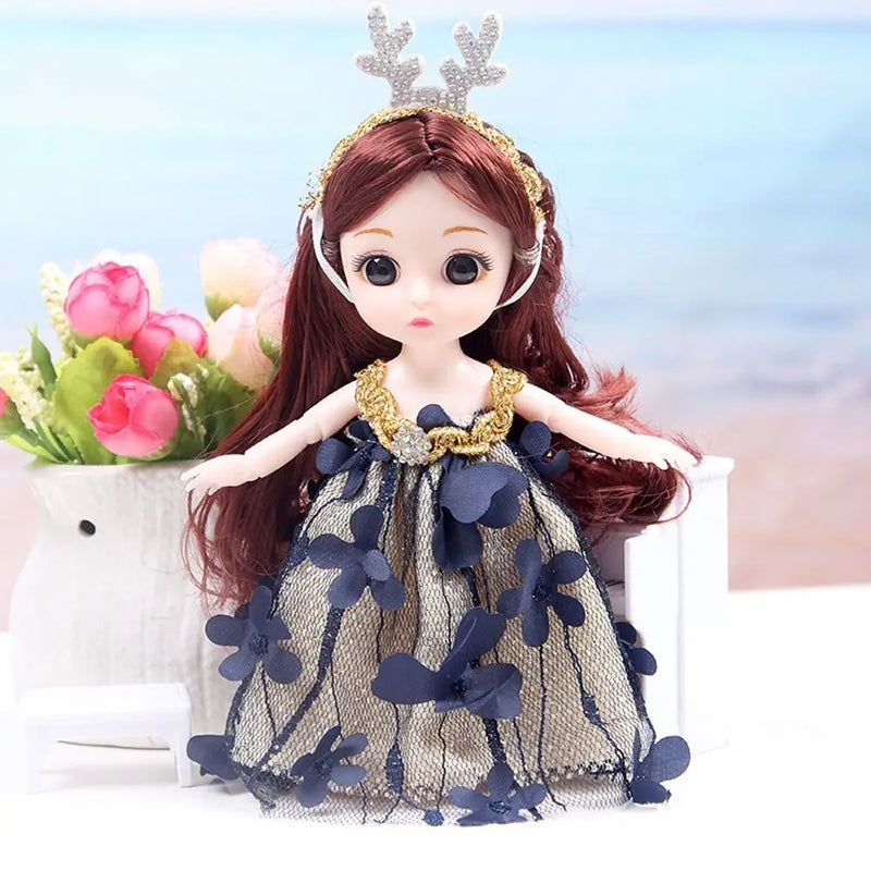 17cm Articulated Princess Doll with Accessories