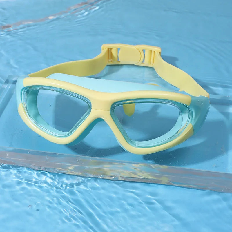 Kids' Anti-Fog Swim Goggles with Ear Plugs