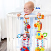 Musical Plush Animal Rattle & Teether Toy for Babies