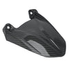 Carbon fiber rear fender mudguard for a vehicle