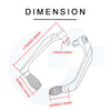 Motorcycle Handlebar Handguards with CNC Aluminum Levers Protector