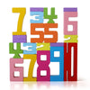 Montessori Wooden Number Puzzle - Counting & Stacking Toy for Kids