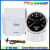 52mm Digital Water Level Gauge with 7-Color LED Display