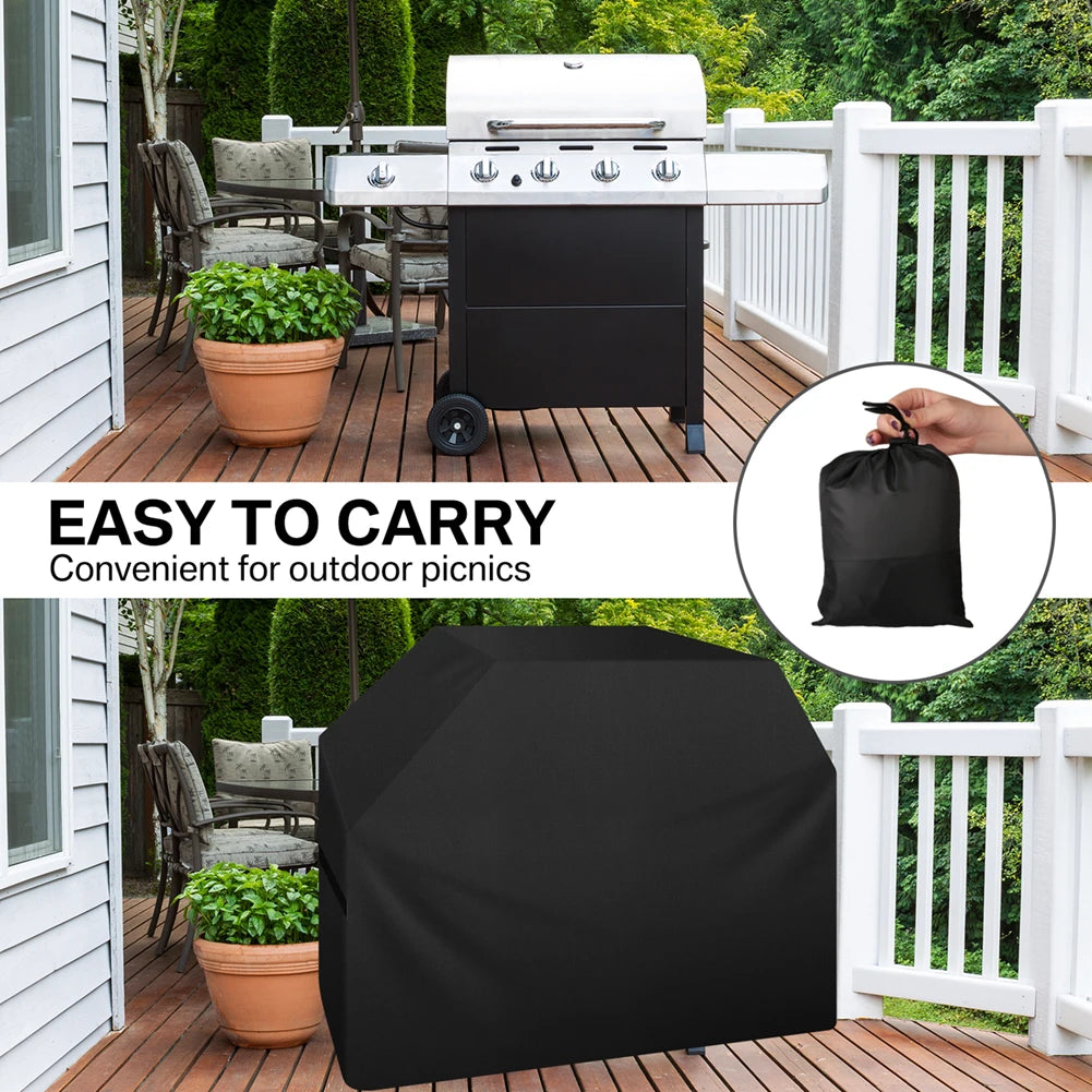 Waterproof Grill Cover with Adjustable Straps