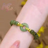 Natürlicher Jade-Jadeschmuck für Damen