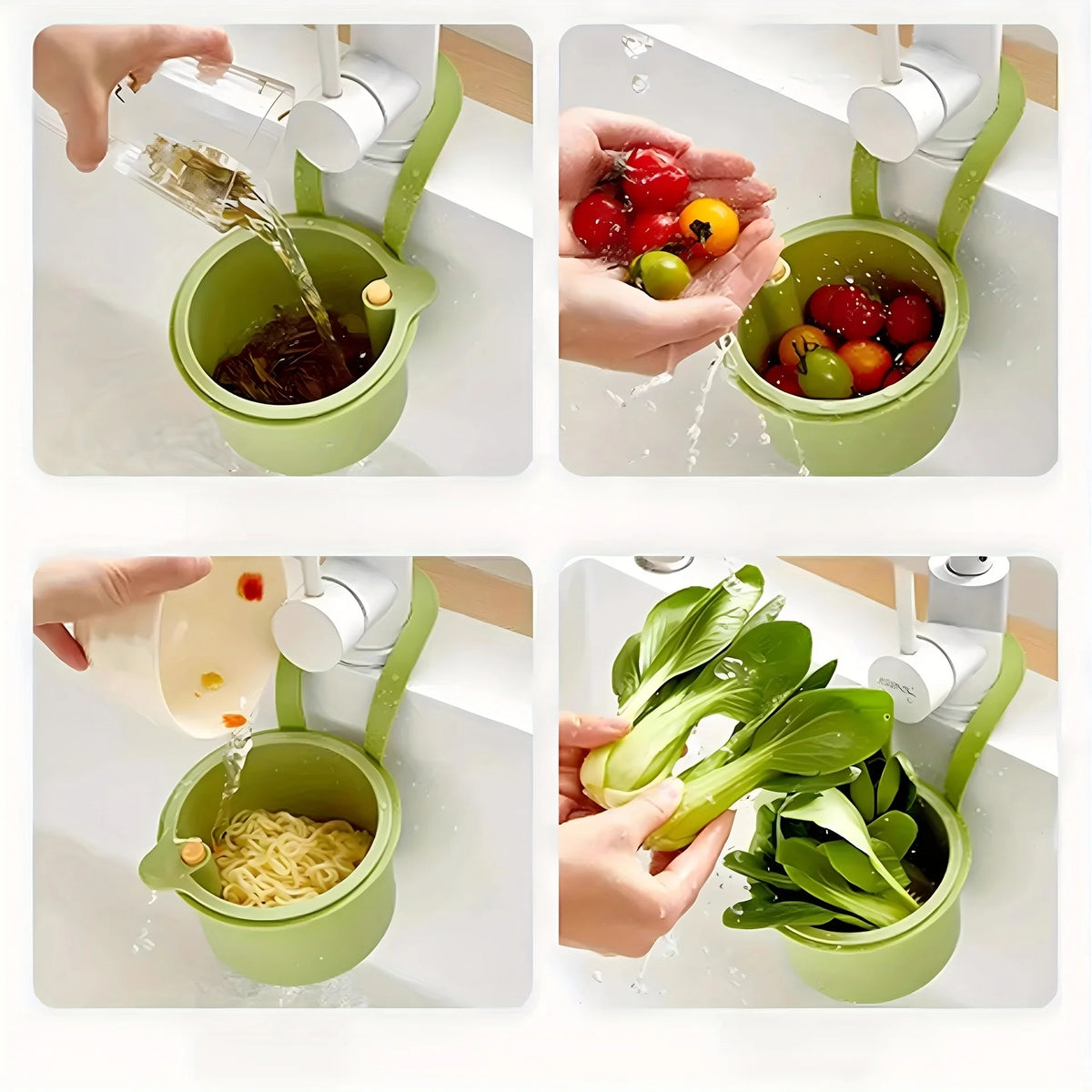 Panier Suspendu pour Évier de Cuisine et Salle de Bain