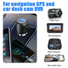 A set of automotive navigation and dash cam devices including a dash cam, GPS navigation unit, and mirror dash cam.
