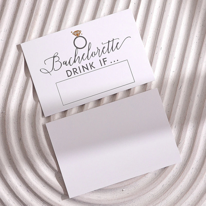 Cartes à gratter pour jeu de soirée entre futures mariées
