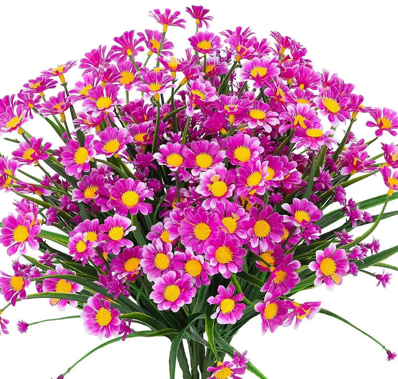 UV-beständige künstliche Gänseblümchen für Innen- & Außendekoration