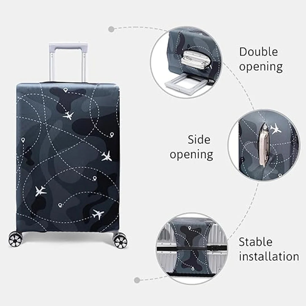 Stretch Fabric Luggage Cover for Suitcases (18-32 Inch)