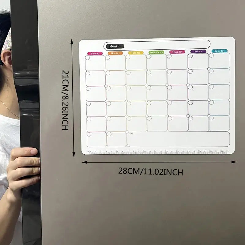 Magnetic Dry Erase Calendar & Planner