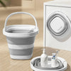 Foldable Water Bucket with Carry Handle for Camping and Home
