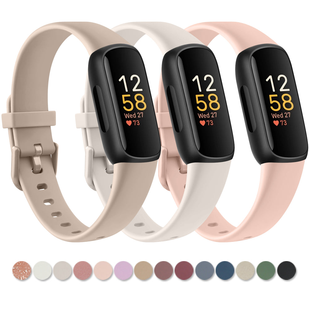 Soft Silicone Replacement Band for Fitbit Inspire 2 & 3