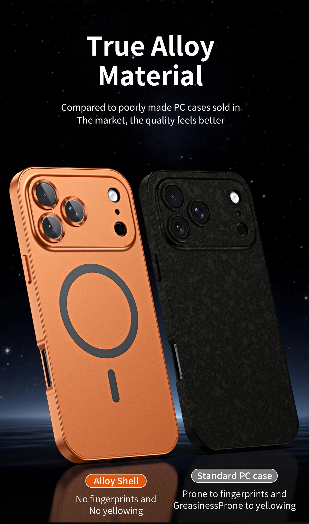 Magnetic Aluminum Phone Case